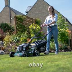 Webb Supreme 46cm (18?) Self Propelled 4 Swing Tip Blade Petrol Lawnmower