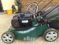 Webb Supreme R18SP Petrol Self Propelled 3 in 1 Rotary Lawn Mower + grass box