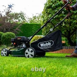 Webb WER410SP 41cm Self Propelled Petrol Rotary Lawnmower