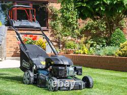 Webb WER460ES 173cc 460mm Electric Start Self Propelled Petrol Lawn Mower Garden