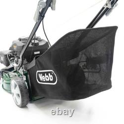 Webb WER460ES Classic 46cm Self Propelled Electric Start Petrol Lawn Mower