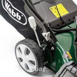 Webb WER460ES Classic 46cm Self Propelled Electric Start Petrol Lawn Mower