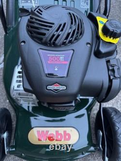 Webb WERR17SP 43cm (17?) Self Propelled Petrol Rear Roller Lawn Mower