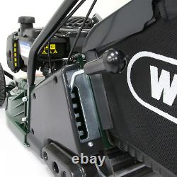 Webb WERR17SP 43cm (17) Self Propelled Petrol Rear Roller Lawn Mower