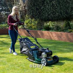 Webb WERR17SP 43cm (17) Self Propelled Petrol Rear Roller Lawn Mower