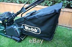 Webb WERR17SP Self Propelled Roller Lawn Mower 43cm