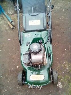 Webb werr17 Rotary Lawnmower is self-propelled lawn mower with a rear roller