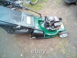 Webb werr17 Rotary Lawnmower is self-propelled lawn mower with a rear roller