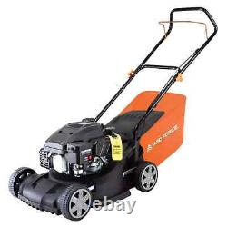 Yard Force 40cm Self Propelled Petrol Lawnmower 127cc GMR40 4 Stroke Black 45L