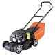 Yard Force 40cm Self Propelled Petrol Lawnmower 127cc GMR40 4 Stroke Black 45L