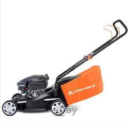 Yard Force 40cm Self Propelled Petrol Lawnmower 127cc GMR40 4 Stroke Black 45L