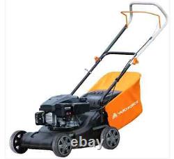 Yard Force 40cm Self Propelled Petrol Lawnmower 127cc GMR40 4 Stroke Black 45L