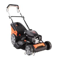 Yardforce 167Cc Honda Engine 51Cm Self-Propelled Petrol Lawn Mower Grass BoxYard