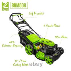 Zipper 20 Petrol Lawn Mower BRM508 Self Propelled 173cc 4.8HP
