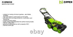 Zipper 20 Petrol Lawn Mower BRM508 Self Propelled 173cc 4.8HP
