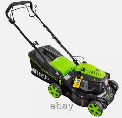 Zipper Petrol Lawn Mower 17 BRM420 Self Propelled 42cm 79.8cc Garden Care